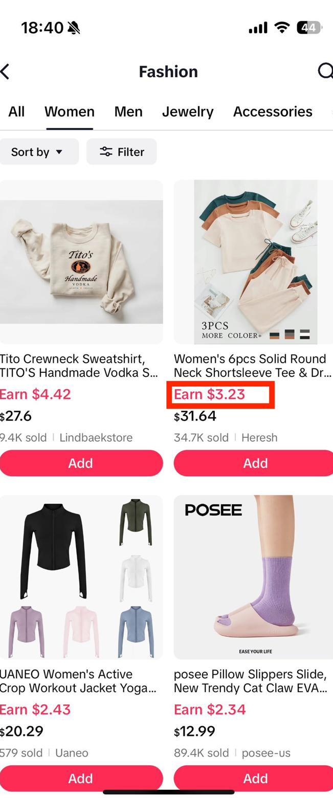 Product marketplace — Earn on every product card