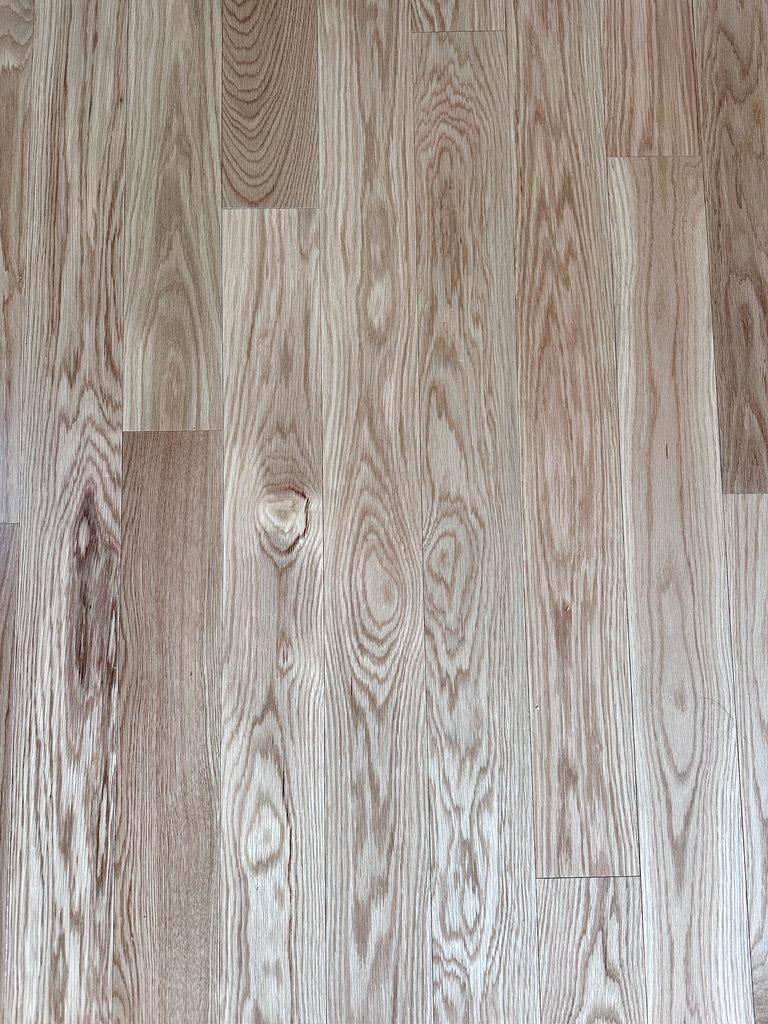 New white oak hardwood floors