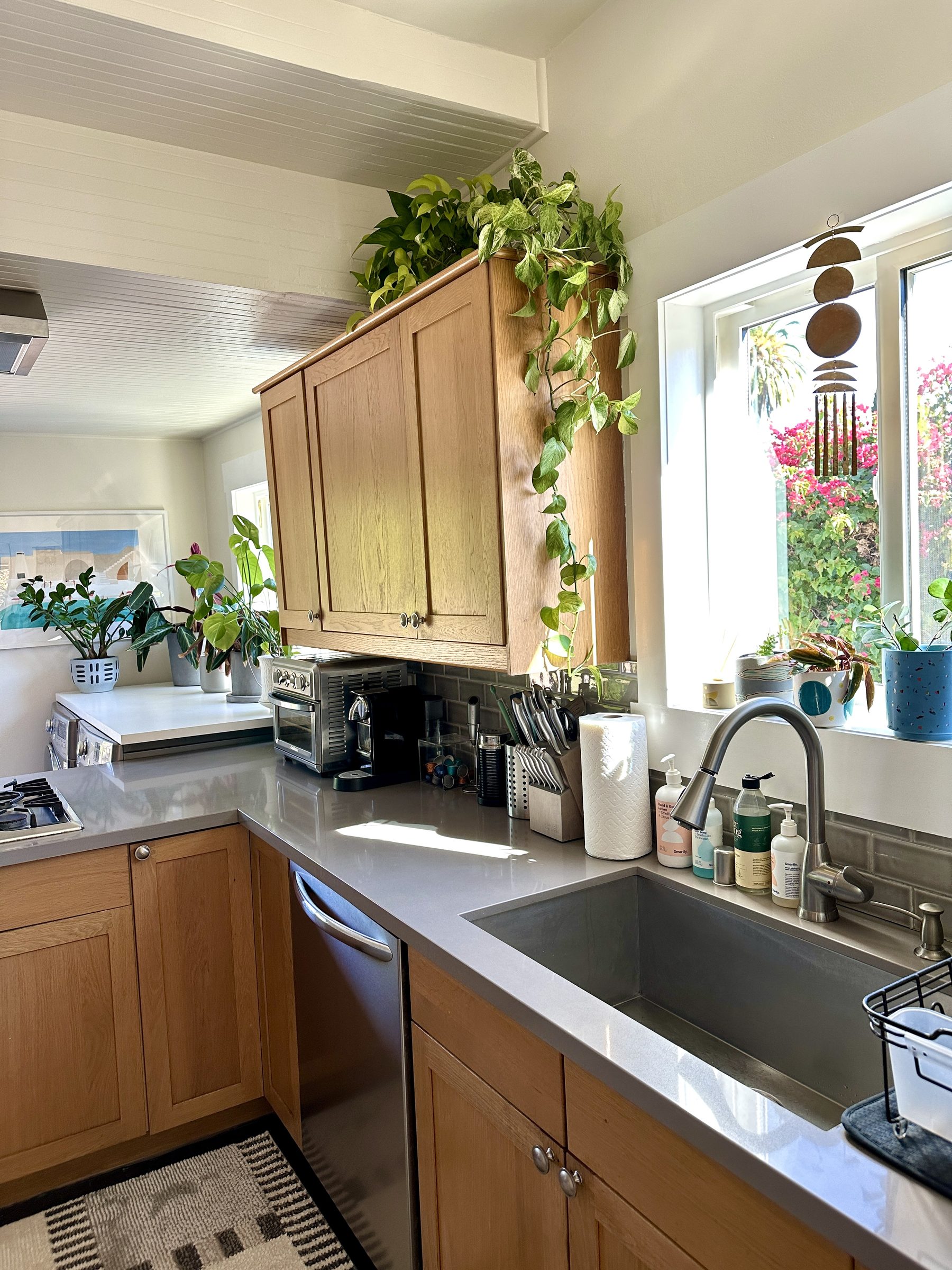 Original kitchen sink area